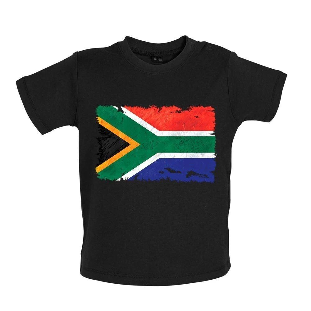 South Africa Grunge Style Flag - Baby T-Shirt / Babygrow - Cape Town Country 120