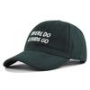 Cap Where Baseball Do Letter Embroidered Duckbill Sunshade Hat Cotton Material