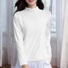 Autumn Winter Casual Loose Semi-turtleneck Pullover Women Sweater Knitting Solid Color Long Sleeve Tops Fashion Elegant Basic Clothing