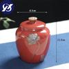 Keramická smaltovaná krabička na čaj Velká krabička na čaj Uzavřená nádoba na skladování cukrovinek Porcelánová nádoba na jídlo