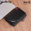Baellerry Men's Short Zipper Wallet - Anti-Theft, Anti-Demagnetization, Credit Card & Money Clip