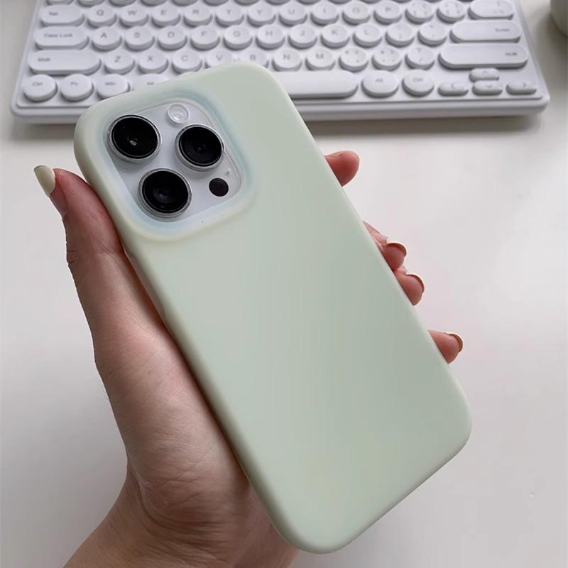Applicable To Apple 17 Jelly Mobile Case Liquid Silicone IPhone 16 Anti Fall 15 ProMax Frosted Protector 14
