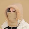 Cold Weather Thermal Balaclava Scarf Winter Windproof Hood Hat Plush Neck Warmer Ski Face Mask For Outdoor Activities