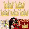 Children Girls Gold Silver Birthday Party Alloy Crown Fashion Accessories Rhinestone Ornaments Hollow Out Design Creative 9 Styles