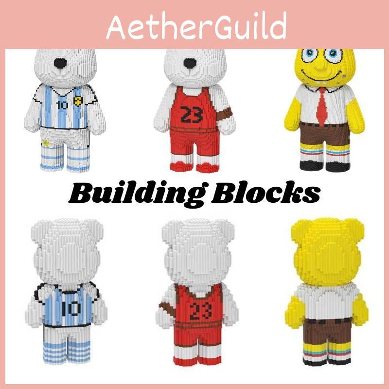 Small Particle Cartoon Toy Building Blocks For Kids Bearbrick