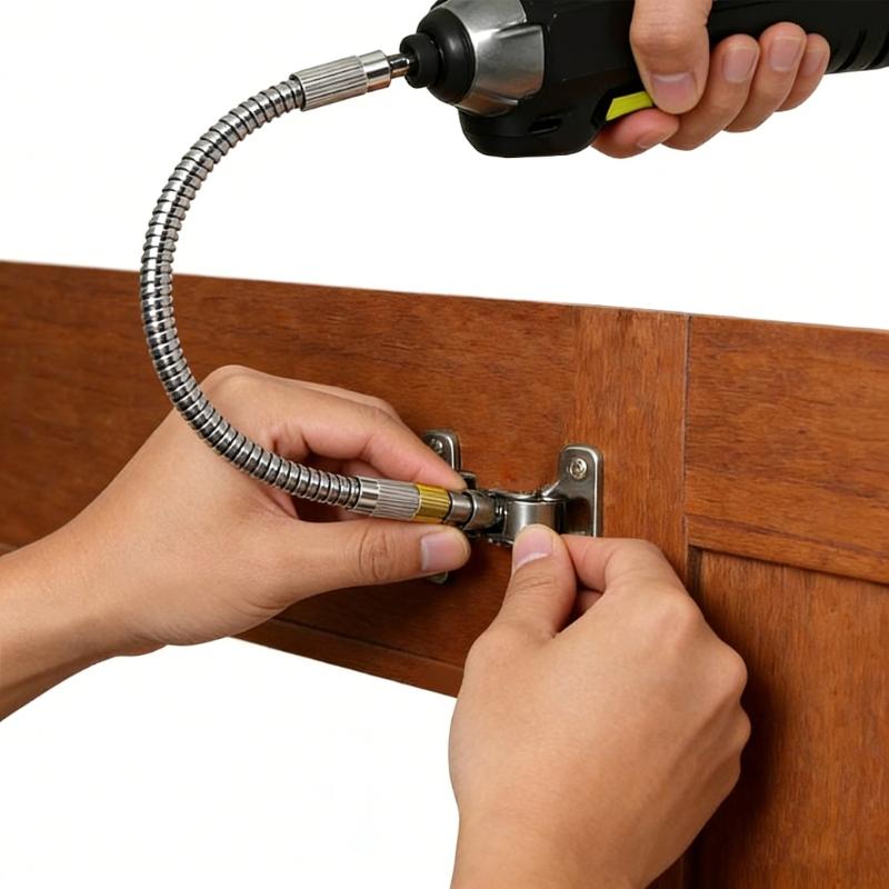 300mm Magnetic Quick Releases Flexible Shaft With 6.35mm Hex Shank For Power Tool And Handcraft Projects