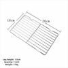 New Stainless Steel Cooling Rack Non-stick Silver Baking Tray Barbecue Cooking Mesh Shelf