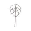 Monstera Shaped Plant Support Pole Sturdy Alloy Support Pile Easy Installation Decorative Plant Stand For Small Medium Plant