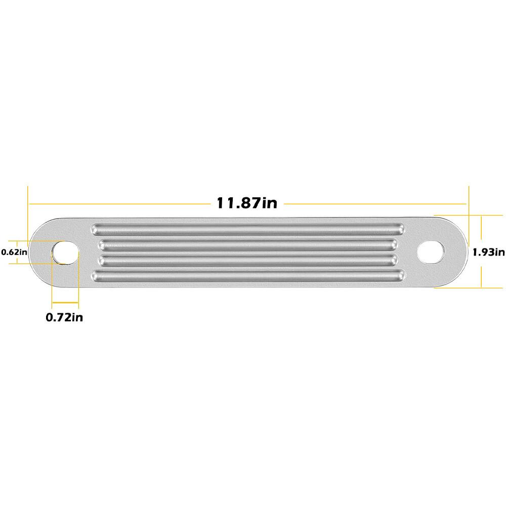 TSP-1 Marine Transom Support Plate & TSP-2DP Support Plate 12" x 2" & 15" X 2"
