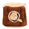 Bird Warm Nest Plush Tent Hanging Parrot Hammock Bed Hideout for Squirrel Ferret