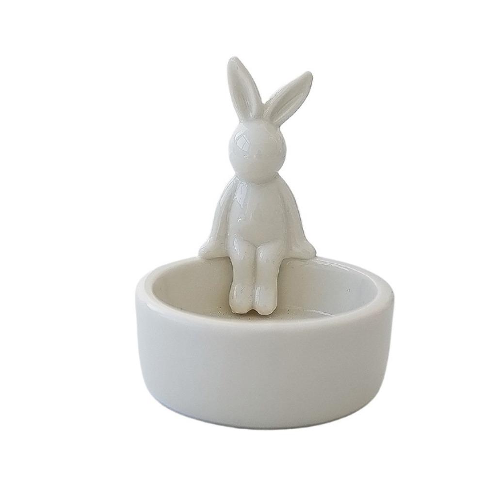 Ceramic Cartoon Animal Candle Holder Nordic Style Desktop Candelabrum Tealight Holder Home Decor