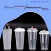 Webber 700ml Disposable PP Milk Tea Cups (Lidless)