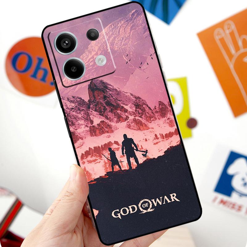God of War Funda For Xiaomi Redmi Note 14 Pro 10 11 12 13 Pro 11S 12S Case For Redmi 15 14C 12C 10C 13C