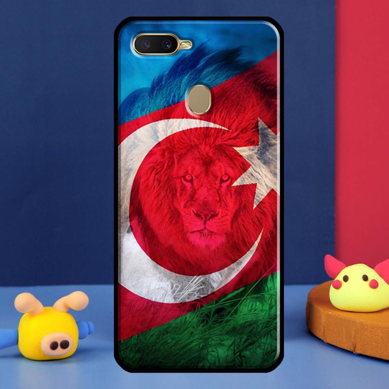 Azerbaijan Flag Case For Oppo A96 A76 A16 A74 A94 A54 S A57 A77 A58 A78 A98 A5 A9 A91 A15 A17 A52 A72 Cover