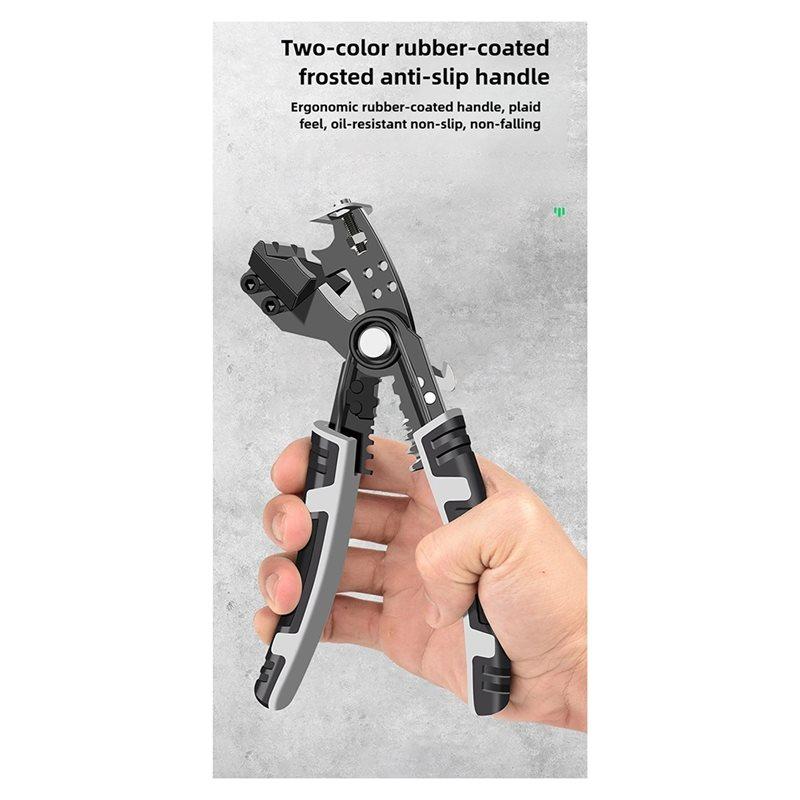 ABBP-Electrician Multifunctional Wire Stripping Pliers For Crimping, Bending, And Cutting
