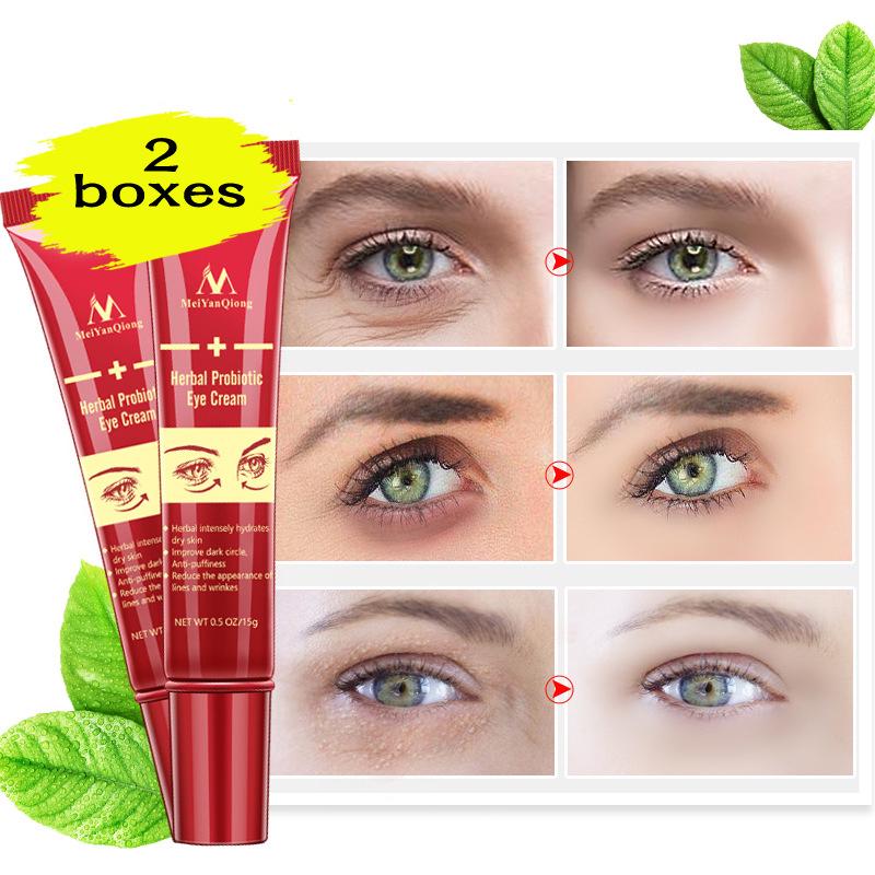 2 Boxes Eye Cream Gel For Dark Circles Puffiness Wrinkles Bags Most Effective Anti-Aging Eye Cream