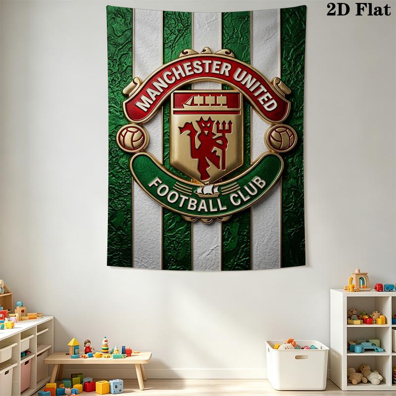 Manchester Football Club Crest Threepiece Set 1 Duvet Cover 2 Pillowcase Without Core Bedding Set Duvet Cover And Pillowcase