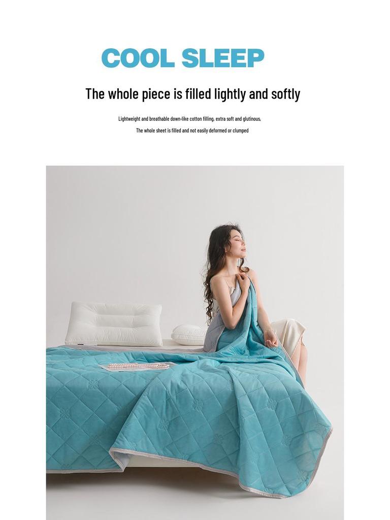 Ice Spring Cool Silk Summer Quilt 2025: Ultra-Soft, Air Conditioning Comfort, Hot Seller