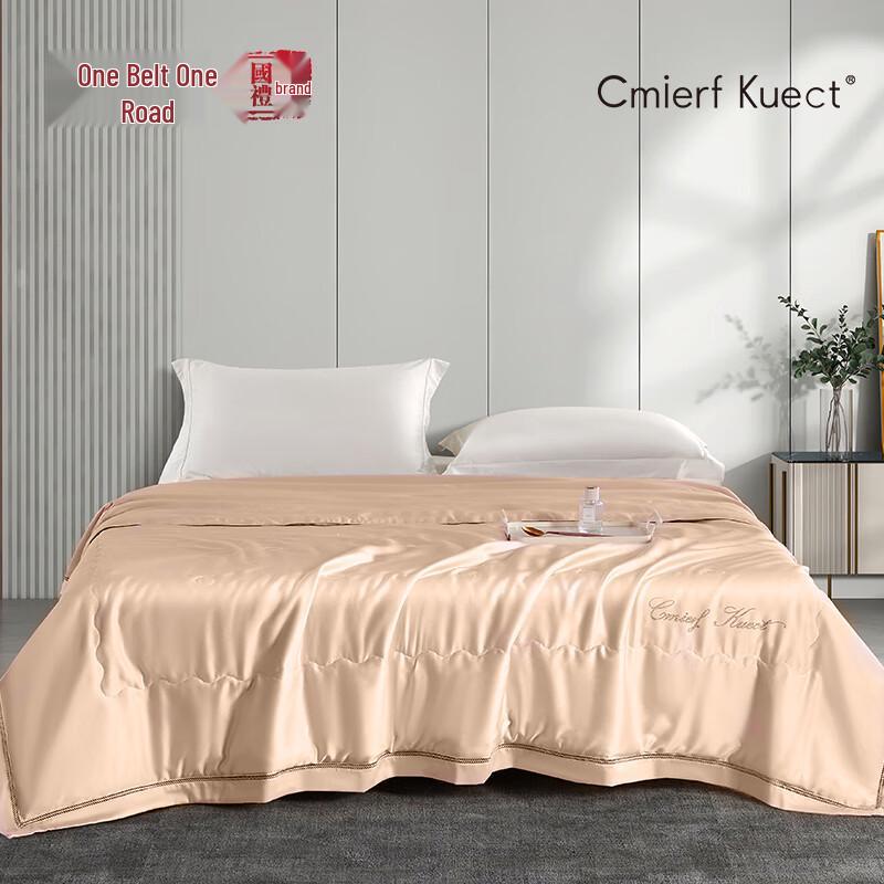 

Cmierf Kuect Distant Mountains Tencel Embroidered Quilt