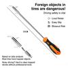 Xiaomi 2 in 1 Tire Clean Hook Built-in Screwdriver Car Wheel Tire Stone Pick Remove Hook for Truck Car Tire Tire Repair Tools