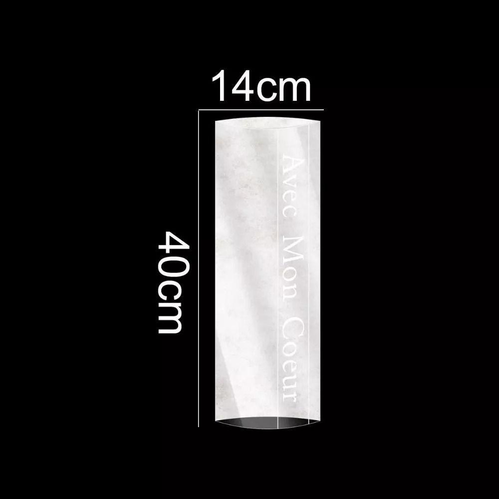 20PCS Handmade DIY Rose Bouquet Packaging Bag Cellophane Flower Wrapping Bag Mother's Day