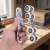 Stable Aluminum Alloy Sliding Door Roller 8 Wheels Durable Hanging Pulley Bearing Heavy Duty Door Wheel Furniture