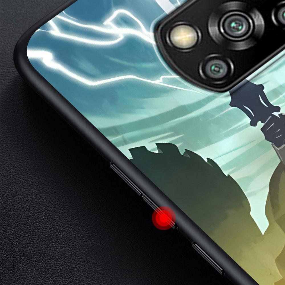 Masters of the Universe Revolution Komiksový obal pro Xiaomi Poco M5s X3 NFC X5 F3 M4 M3 Pro Černý Silikonový Měkký Kryt na Telefon Coque