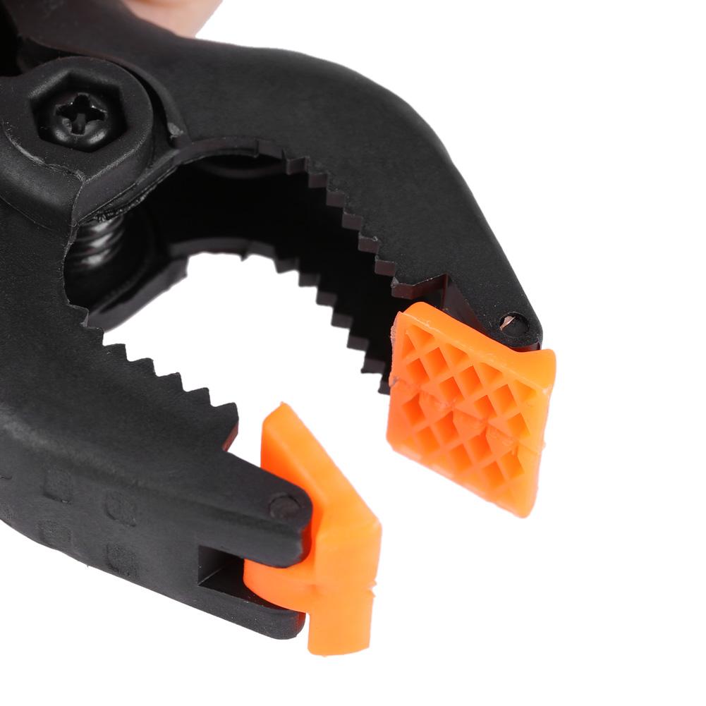 10pcs 4inch A Type Black Multifunctional Plastic Spring Clamp Clip DIY Woodworking Tool