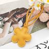 Lederblumen-Anhänger Kirschblüten-Schlüsselanhänger Baumwollgefüllt Niedlicher Blumiger Taschen-Anhänger Blumiger Hänge-Anhänger Tasche Auto-Zubehör