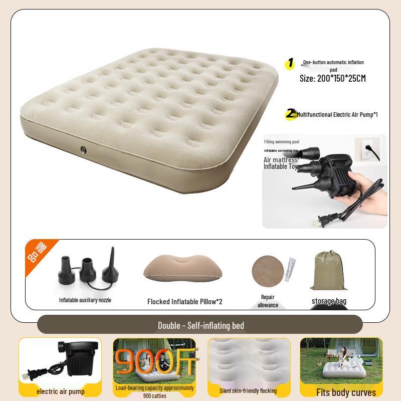 Automatic Inflatable Camping Mattress for Outdoor Travel and Tent Use