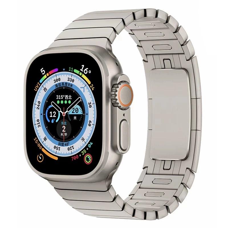 

Підходить для Apple Watch10 Apple Ultra Stainless Steel Metal Strap One Bead Button Removal Removal 38/40/41MM(S10 42）