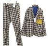 Unused VAST222 19AW Made In Japan Check Pattern Suit Setup 2 Men's Used