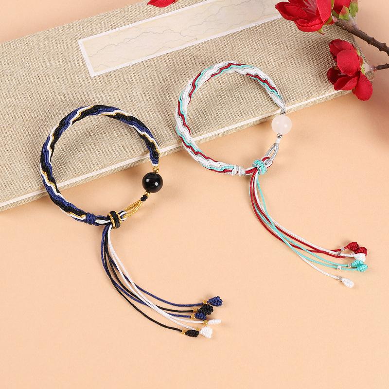 Long Moon Ember Ming Reincarnation Bracelet Tantai Ember Dark Night Lisusu Weaving Bracelet Men's and Women's Hand Rope Peripheral Accessories