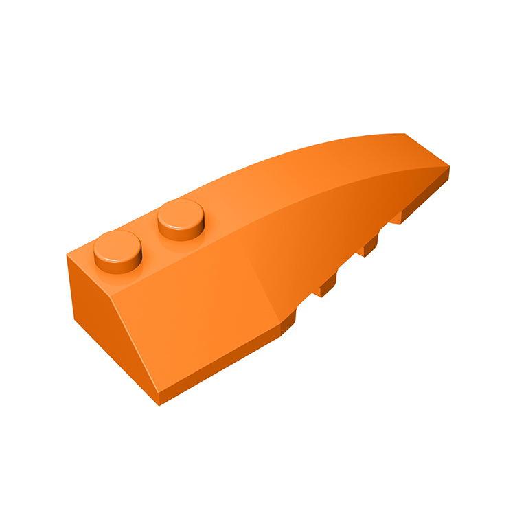 50G Min Order: MOC Building Blocks Compatible with High 41747 & Small 41748 (6x2 Wedge) Red
