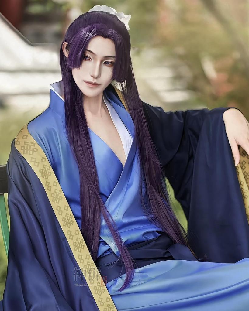 The Apothecary Diaries Cosplay Eunuch Jinshi with Full Set for Perfect for School Festivals Jinshi Size [Excellent Quality] Costume, Wig, Adults,