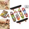Unique 10cm Mini Doll With Customizable Wooden Skateboard Fun Toy Accessories For Fashionable Dolls