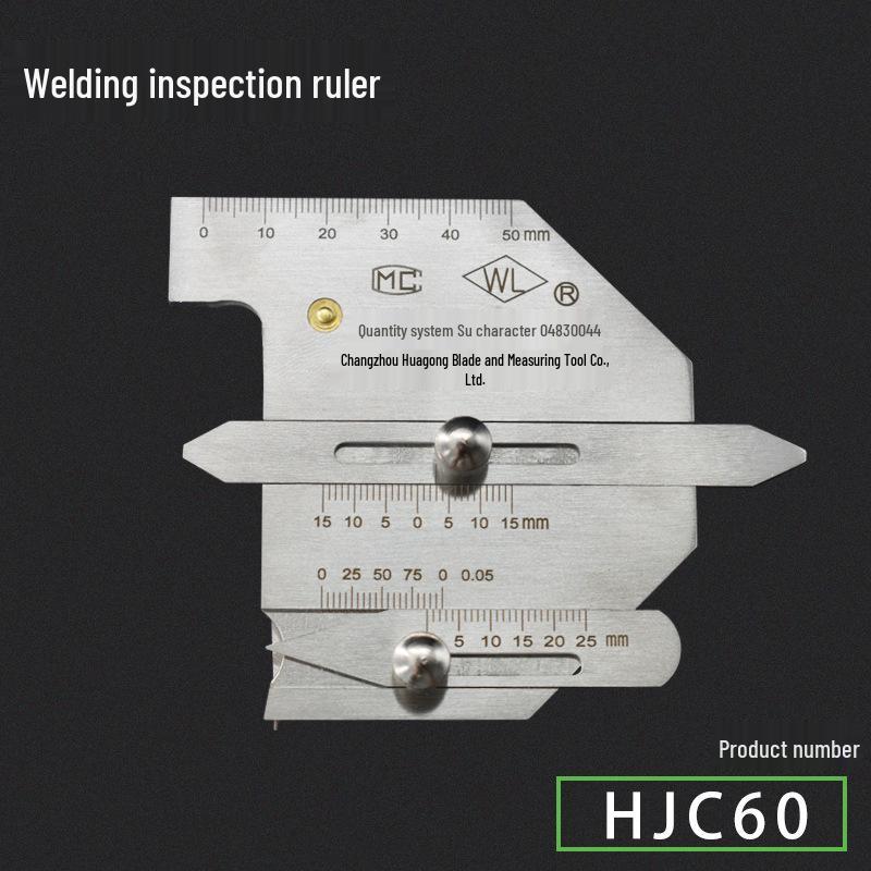 Huagong HJC30/40/60 Weld Inspection Gauge - Bevel & Weld Leg Measurement Tool
