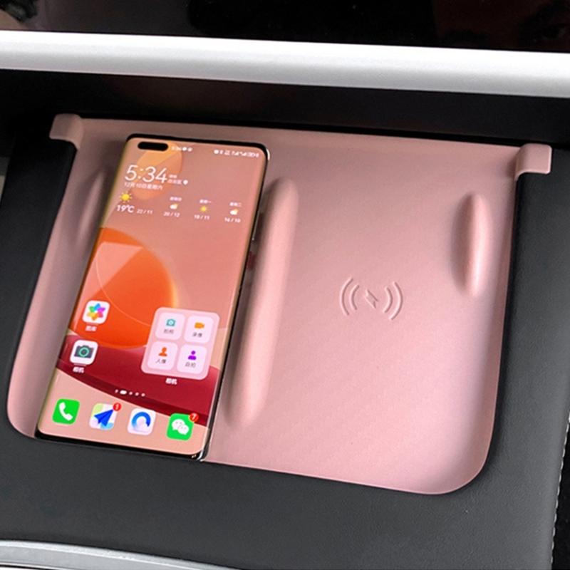 Silicone Cushion For Center Console Wireless Chargers Silicone Mat Protective Pad