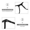 Men and Women Clear Glasses Frame Square TR90 Full Rim Transparent Spectacles For Prescription Lenses Myopia Reading Multifocal