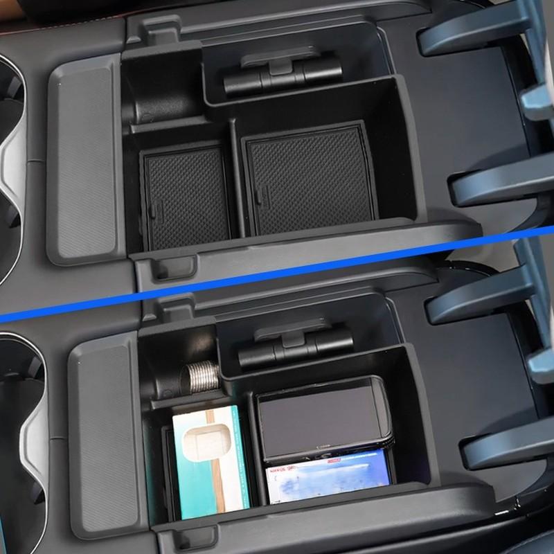 Car Armrest Storage Box Center Console Organizer For BYD For Song PLUS Sealion 6 Right Hand Drive Armrest Storage Box ABS PVC