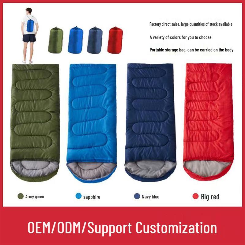 1.8kg Warm 5°C Spring/Autumn Adult Sleeping Bag, Portable Cotton, Cold-Proof, Ideal for Office Naps