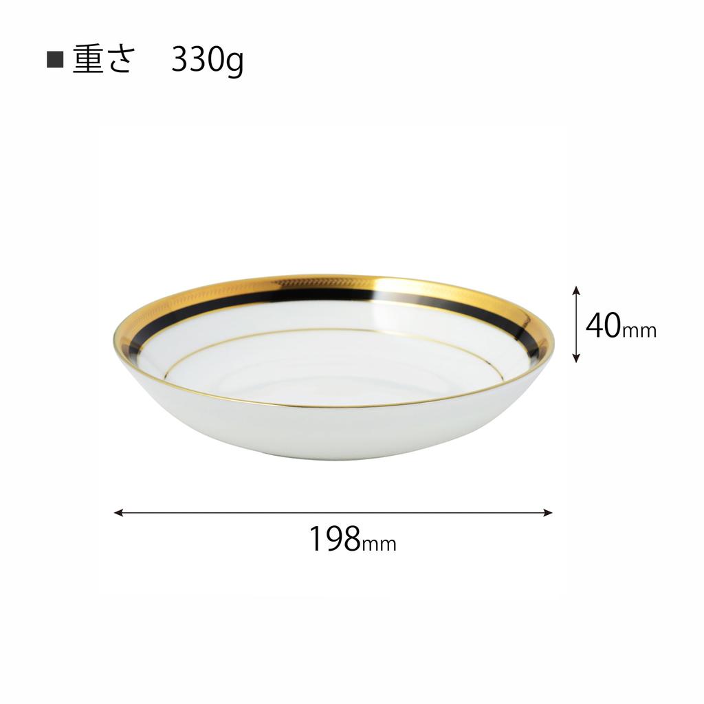 CANION WITS WIEN BLAU Müslischale Westliches Geschirrdesign (Suppenteller) (Geschenk/Haushalt/Café/Restaurant etc.) [Canion WITS]