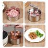Máquina Manual de Albóndigas de 6/12 Agujeros Multifuncional de Acero Inoxidable Fabricante de Carne Molde para Albóndigas de Cocina Casera Juego para Hacer Albóndigas