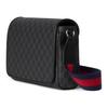 Gucci Adjustable Shoulder Strap Magnetic Flap Closure Canvas And Leather Trimmed Crossbody Bag Men Bags Gray 792124-FADJA-1042