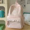 Schoolbag Mint Qingchuan Lace Weave Mark School Bag Student Party Summer Sea Salt Refreshing Sweet Girl Exclusive Shopping Travel Small Backpack