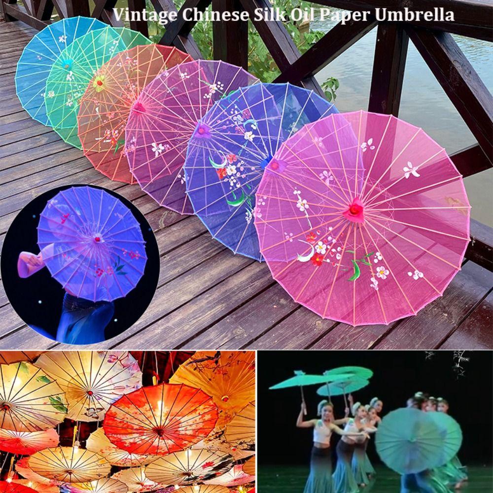 Chinese Antique Style Oiled Paper Umbrella Costumes Photography Umbrella  Bridesmaids Party Scenery