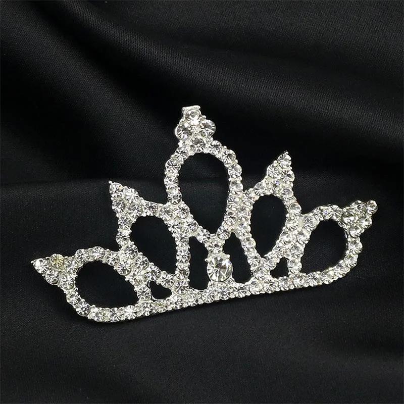 Engood 30Pcs Hollow Big Rhinestones Sewing Trim & Embellishments Craft Crown Button for DIY Hair Accessories Wedding Decortaion