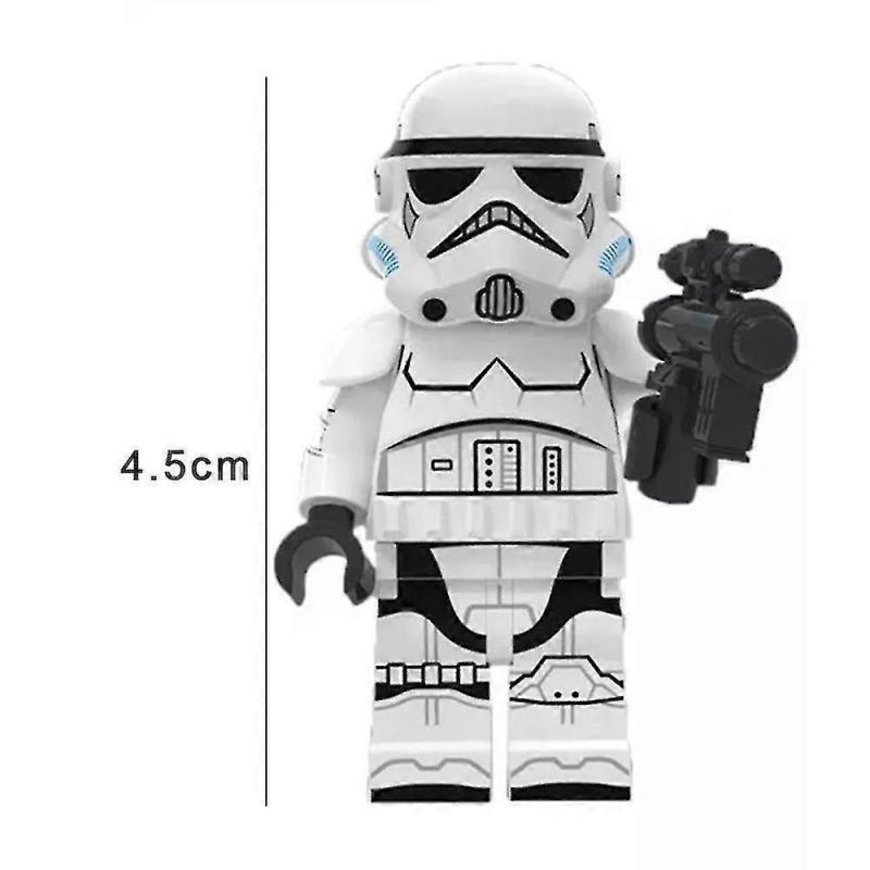 8 ks Star Wars Darth Vader Řád Sithský strážce Minifigurka Sestavená Mini Stavební kostka Akční figurky Hračka Dárek pro děti