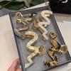 Oversized Metal Acetic Acid Wave Grab Clip Feeling Heavy Industry Hairpin Back Head Coil Hair Shark Clip Headgear Tide