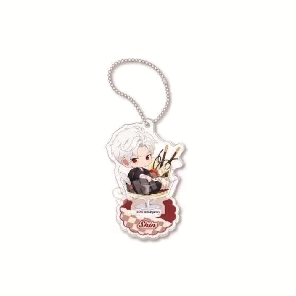 Game Love and Deepspace Sylus Dessert Paradise Acrylic Stand Keychain Brooch Figure Bead Keyring Accessories Backpack Desk Decor